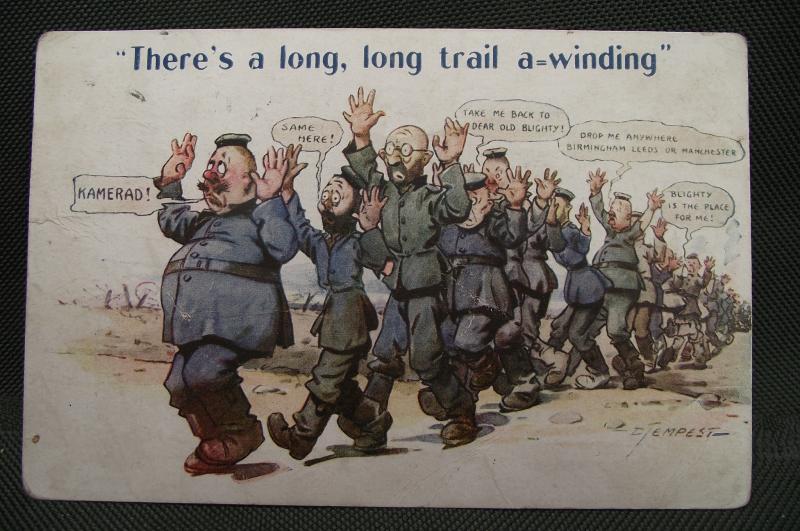 WW1 British Humourus Post Card.