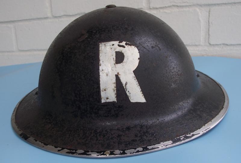 British Rescue Helmet, 1938 Dated.