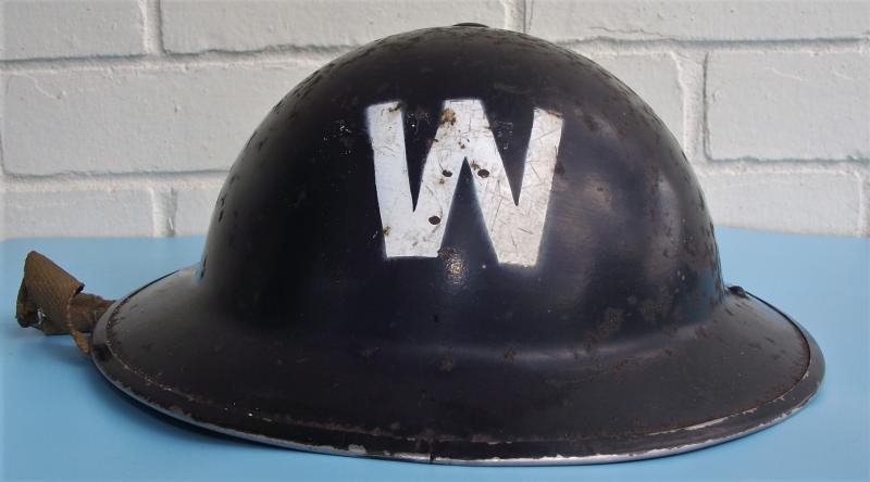 British Warden Helmet, 1939 Dated.