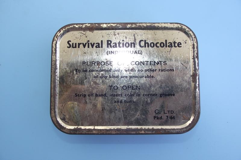 Survival Ration Chocolate Tin.