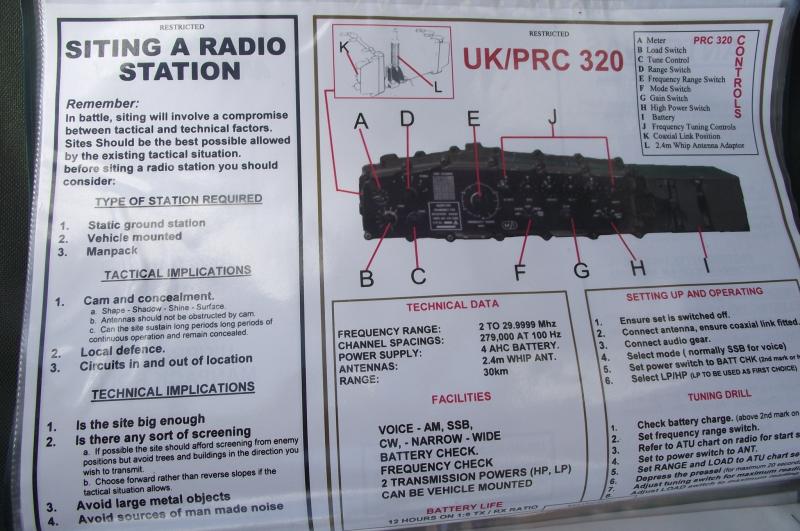 UK PRC-320 Radio User Handbook. 144 Parachute Field Ambulance Lot.