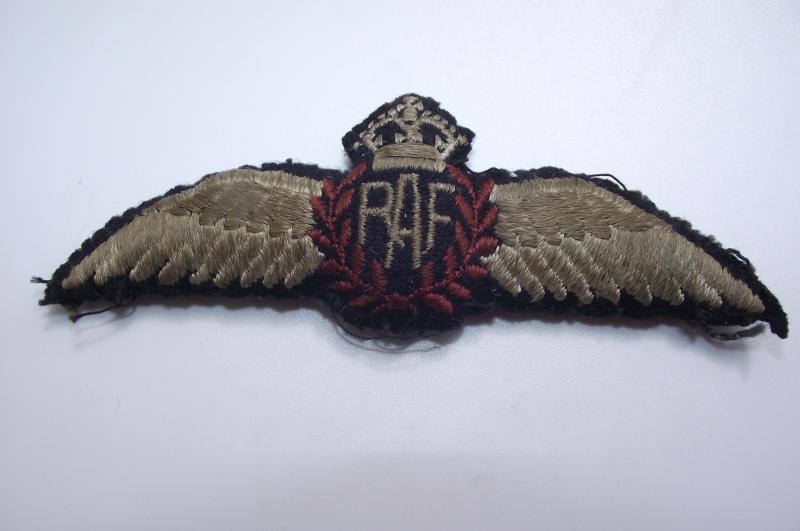 Crow Valley Militaria | WW2 RAF Pilots Wings. Attributed- Flt/Lt Peter ...