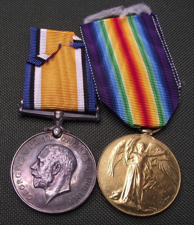 KIA Grenadier Guards, Gauche Wood, Medal Pair.