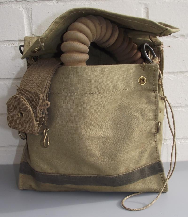 Early British Gas Mask and Case. 1941.