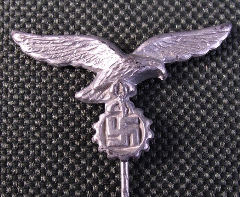 WW2 German Stick Pin. Luftwaffe Civilian Employee.