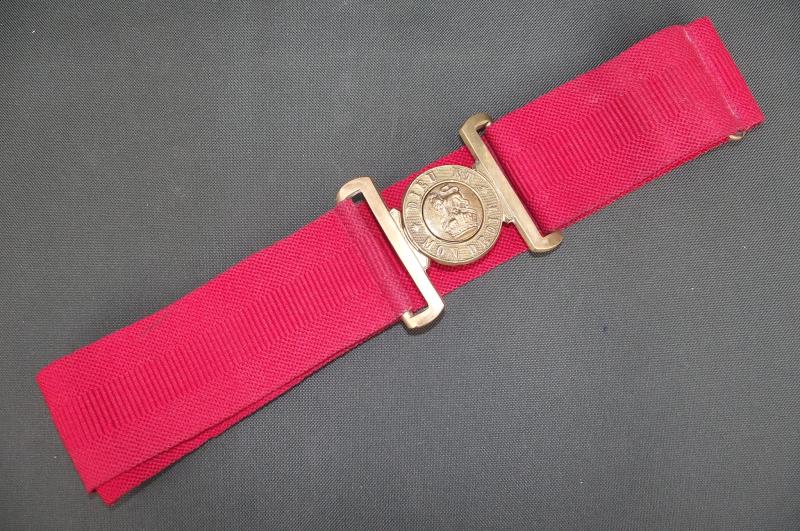 Kings Crown Buckle, RMP, Red Stable Belt.