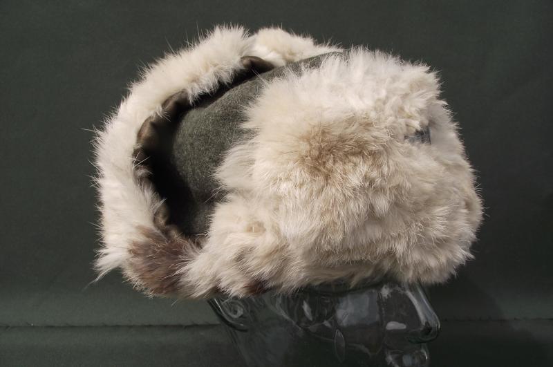 WW2 German Winter Fur Cap.
