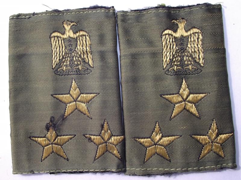 Gulf War Iraqi Slip-on Shoulder Boards. Brigadier General.