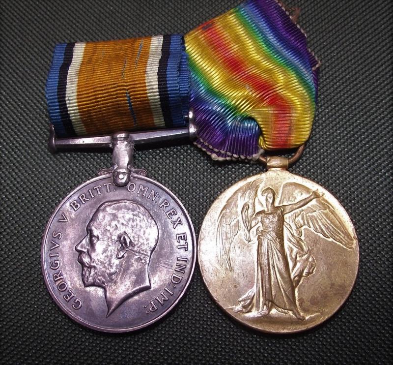 WW1 British Medal Pair. Worcestershire Regiment.