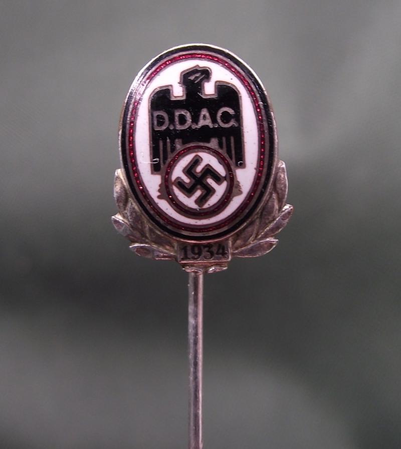 1934 DDAC German Automobile Club Membership Stick Pin.