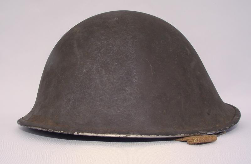 British 1945 Dated MK4 Steel Helmet.