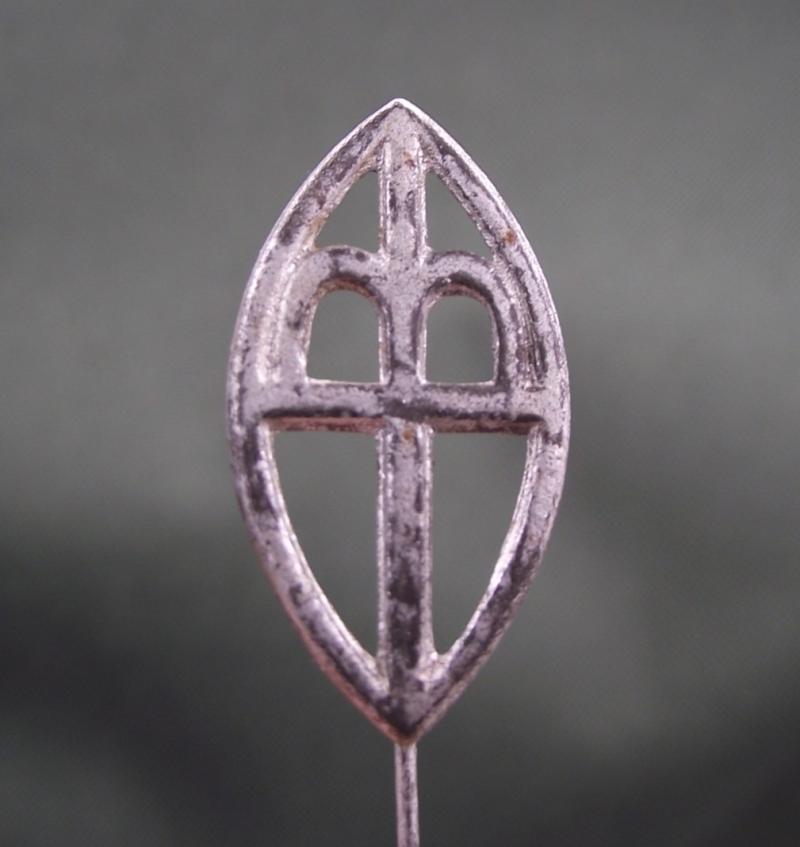 WW2 German Stick Pin. German Evangelist Inner Mission Collection, 1936.