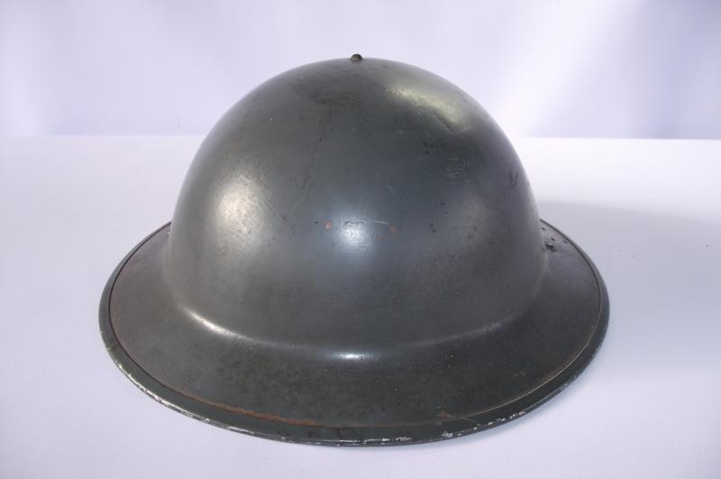 British Grey Homefront MKII 2C Steel Helmet. 1940 Dated.