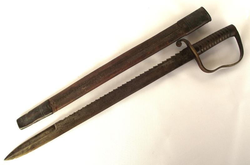 British 1856 Pattern Pioneer Sawback Side Arm/Sword.