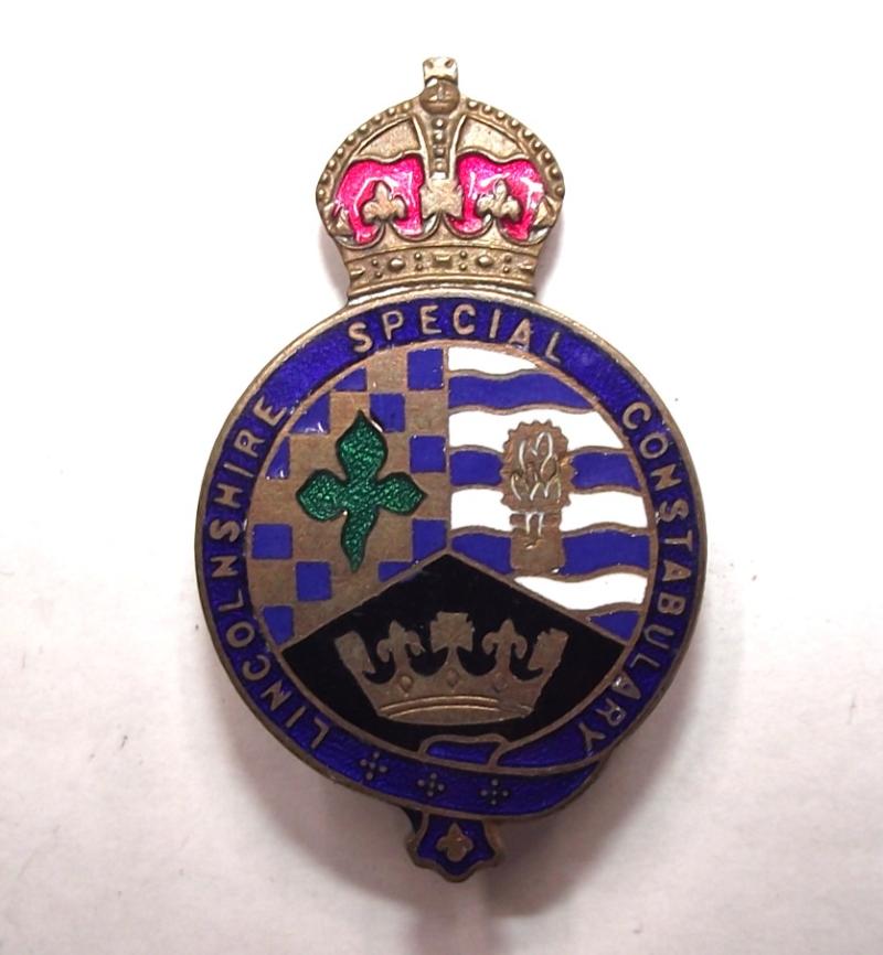 Lincolnshire Special Constable Enamel Membership Badge.