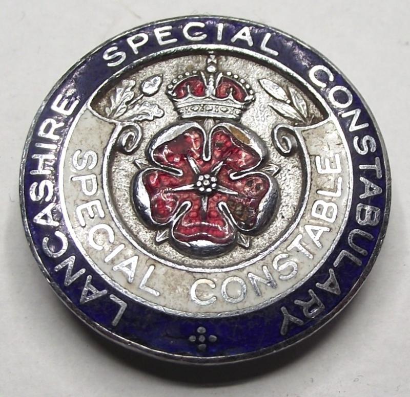 Lancashire Special Constable Enamel Membership Badge.