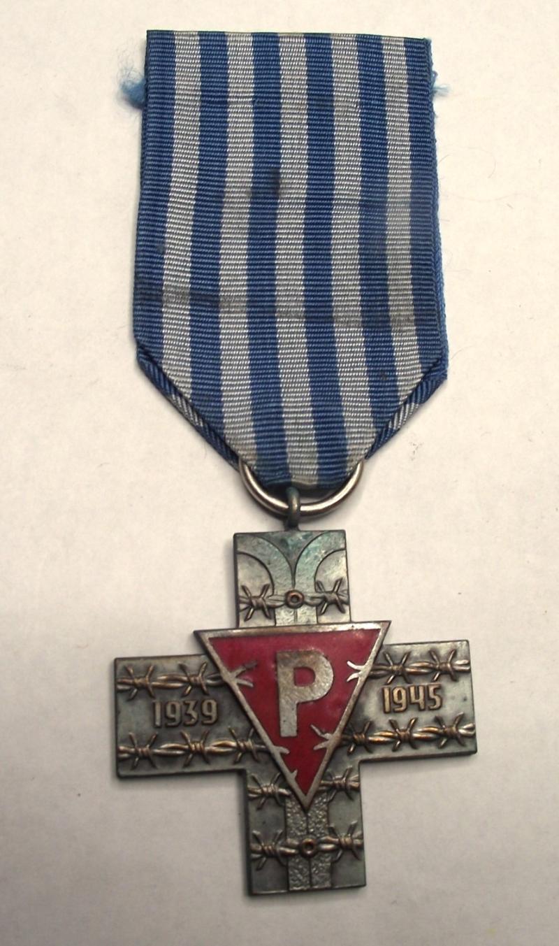 Polish Concentration Camp Prisoner Medal. Auschwitz Cross.