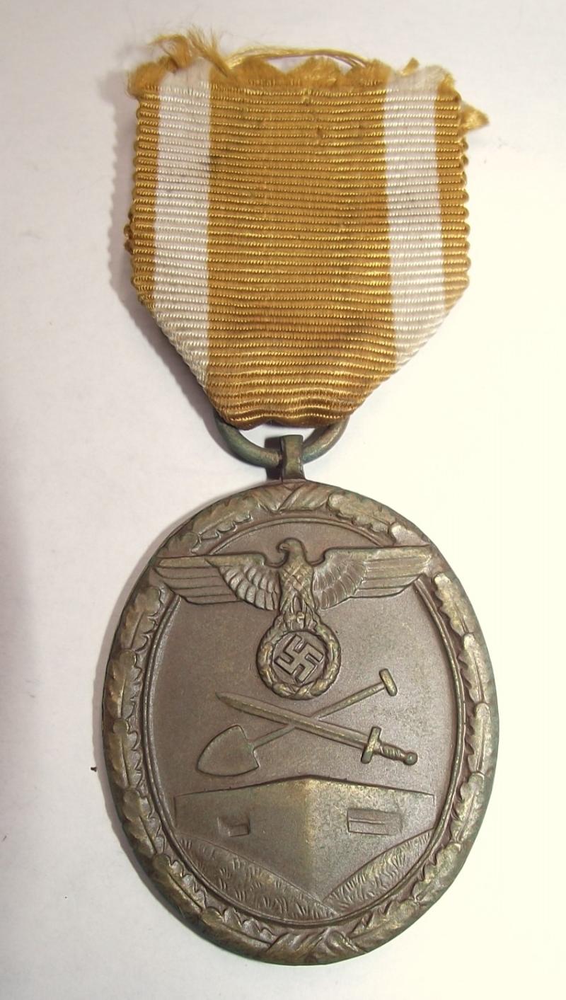 WW2 German West Wall Medal.