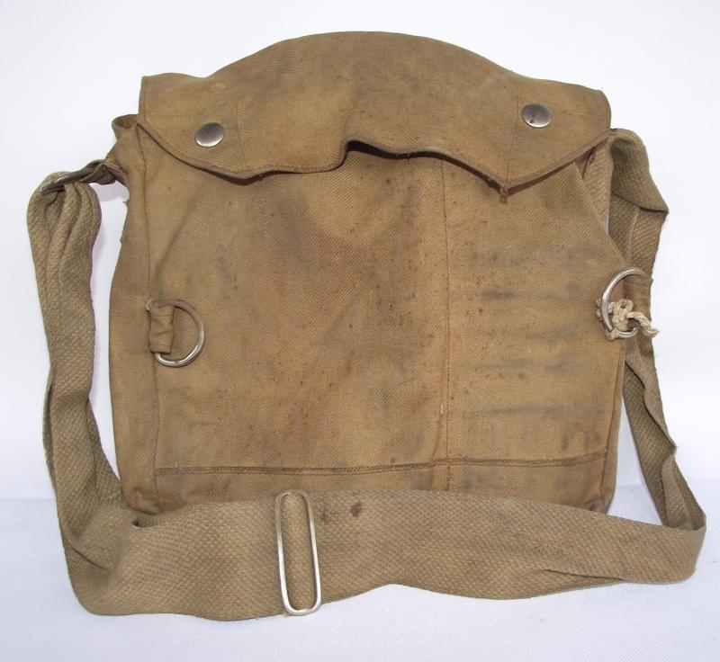 1940 Dated British Respirator Carry Bag.