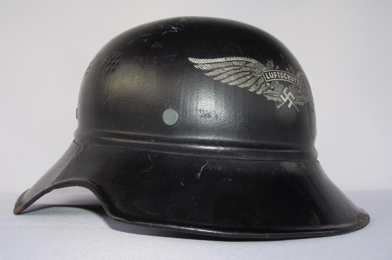 Late War M38 Luftschutz Gladiator Helmet.