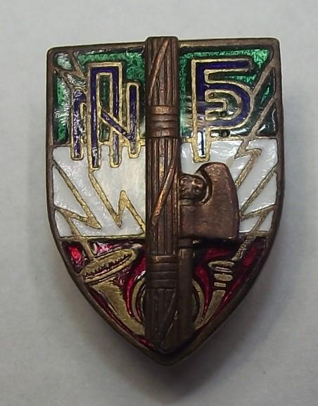 WW2 Italian Fascist, A-N-F-P, Enamel Buttonhole Badge.