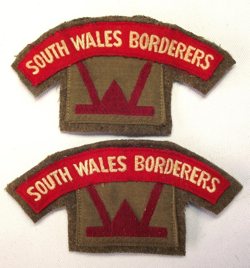 South Wales Borderers, 53rd (Welsh) Infantry Division Insignia.