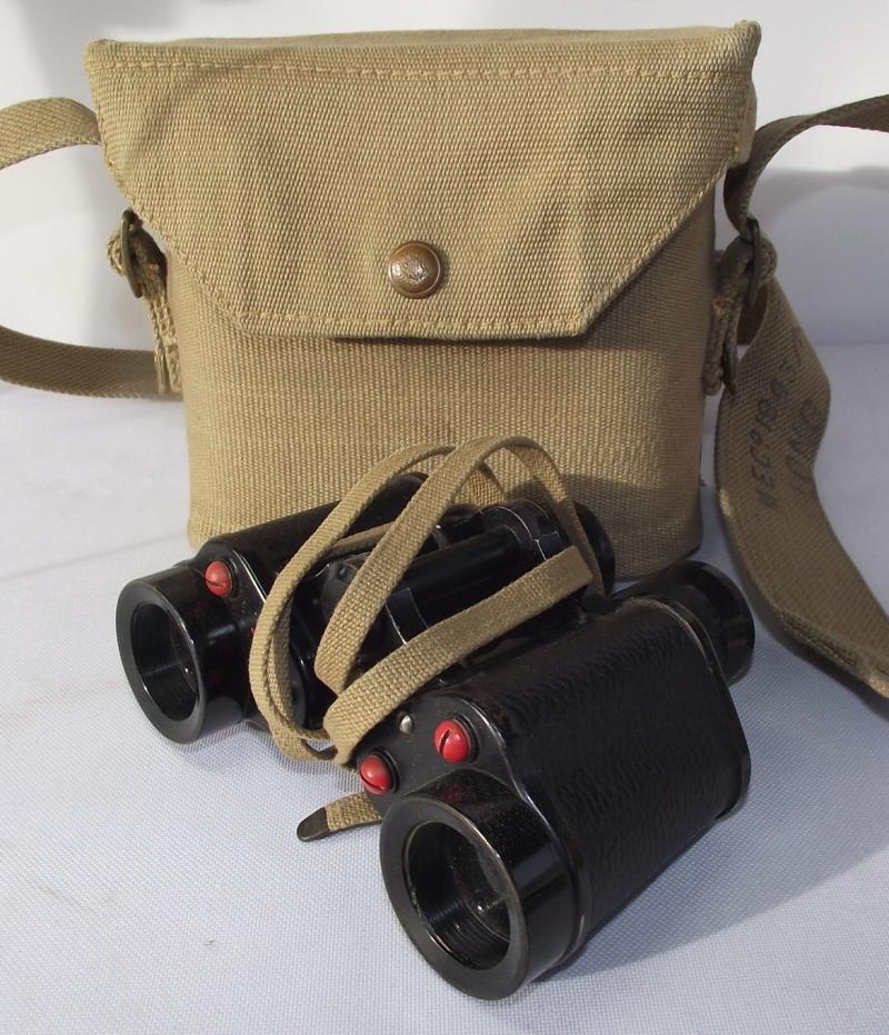 Cased Matching 1943 Dated British Binoculars. Taylor-Hobson, No2 Mk3. Mint!