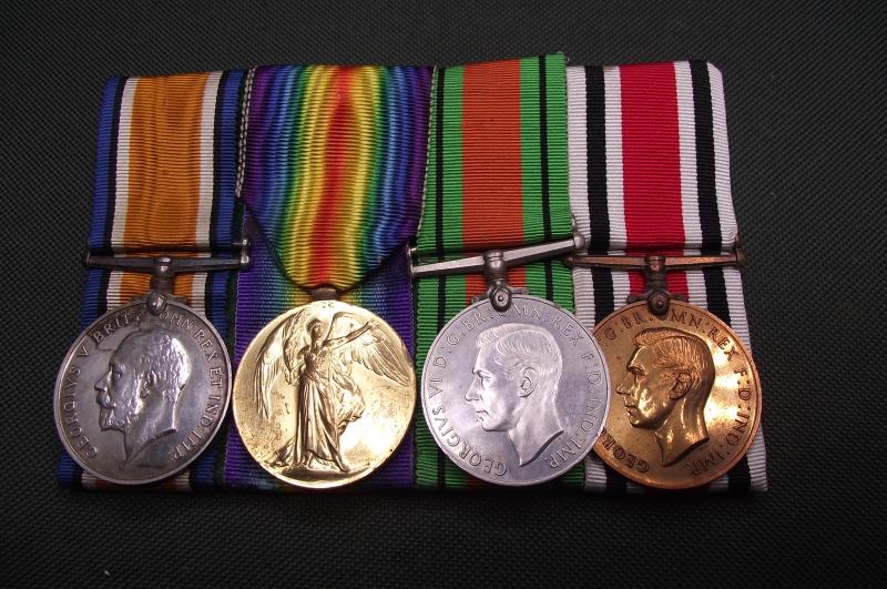 WW1/WW2 British Medal Group. Welsh Regiment.