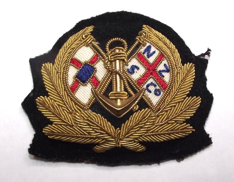 New Zealand Shipping Company Cloth Cap Badge.