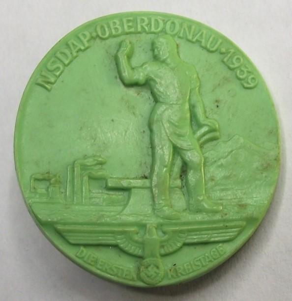 NSDAP Event Badge/Tinnie. Oberdonau 1939.