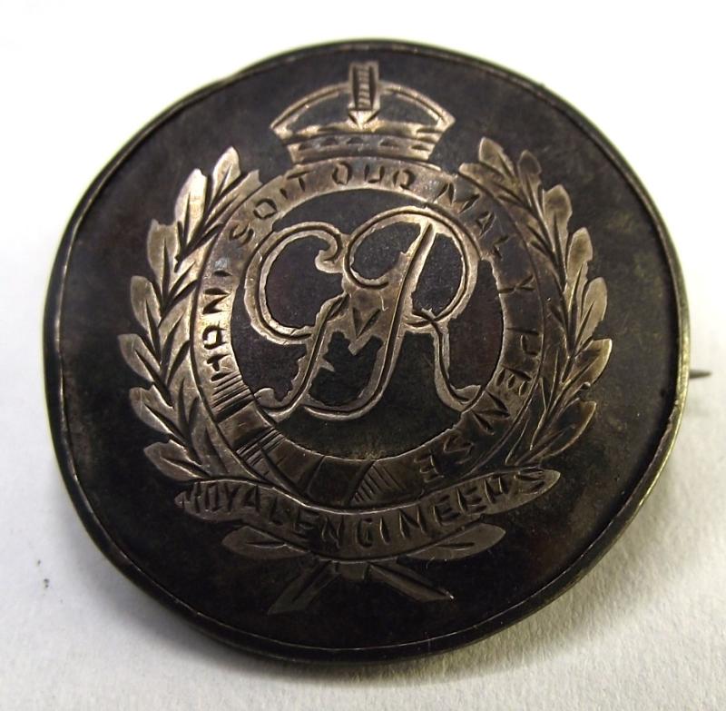WW1 Royal Engineers Silver Sweetheart.