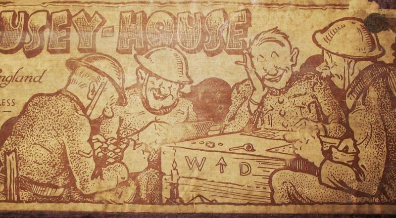 WW2 British Army Boxed Bingo Game. Housey-House.