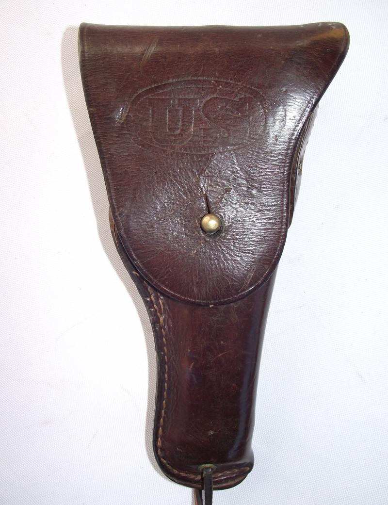 WW2 Dated American M1916 Leather 1911 Pistol Holster. Boyt-44.