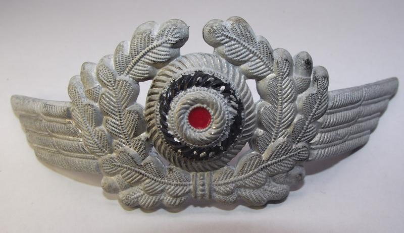 Luftwaffe Visor Cap Wreath and Cockade.