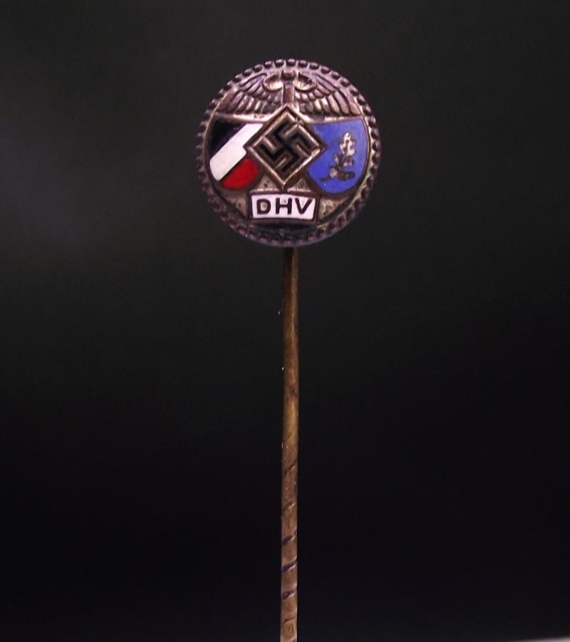 WW2 German Stick Pin. D.H.V. Membership.
