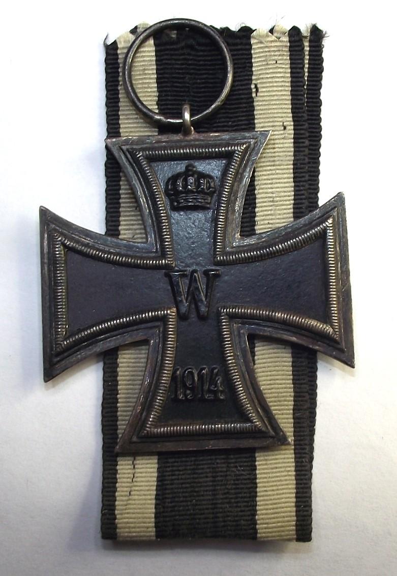 WW1 Iron Cross 2nd Class, Ring Stamp W.