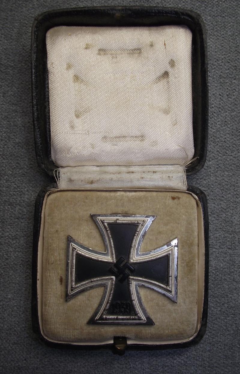 Boxed Iron Cross. Non magnetic Core and Frame. Wachtler & Lange?