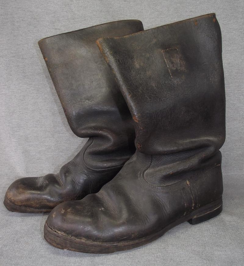 WW2 German Wehrmacht/SS Enlisted Ranks ''Low Cut'' Leather Maching Boots.