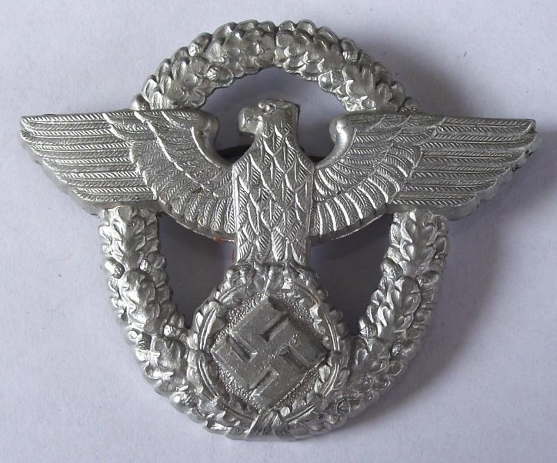 WW2 German Police Cap Eagle.