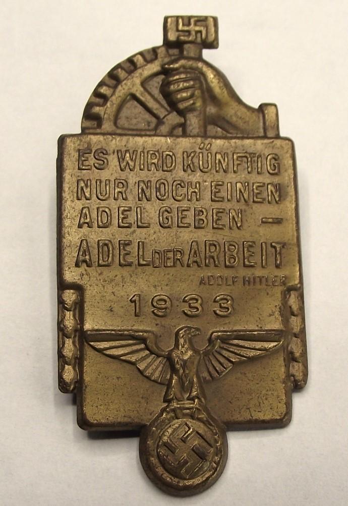 NSBO Event Badge/Tinnie. 1933.