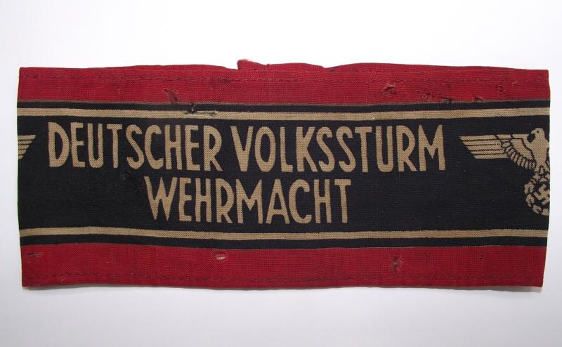 Deutsche Volkssturm Wehrmacht Armband.