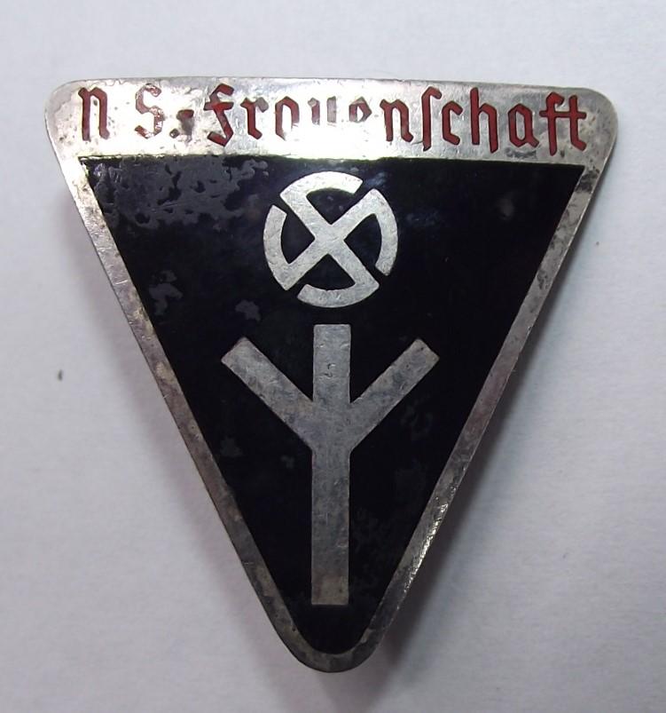 N.S. Frauenschaft Membership Badge.