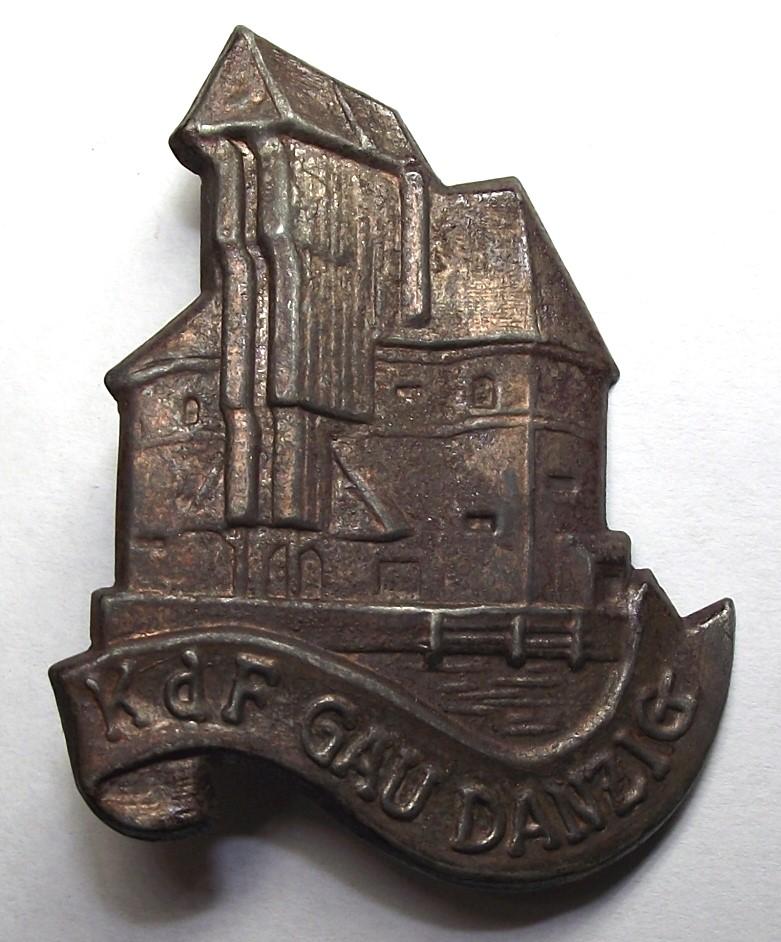 KdF Event Badge/Tinnie. Gau Danzig.