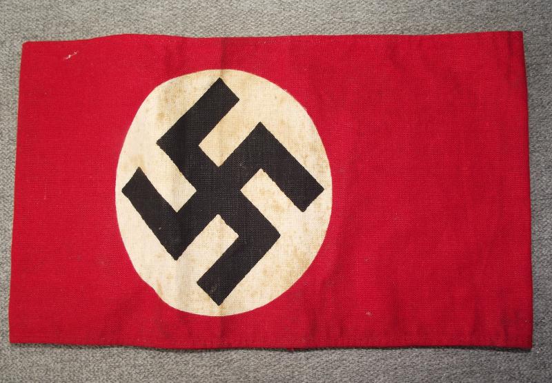 WW2 German NSDAP Armband. Welch Regiment Veterans Bring Back.