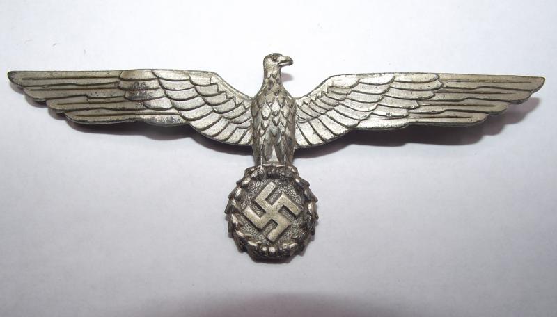 WW2 Kriegsmarine Administration Metal Breast Eagle. Welch Regiment Veteran Bring Back.