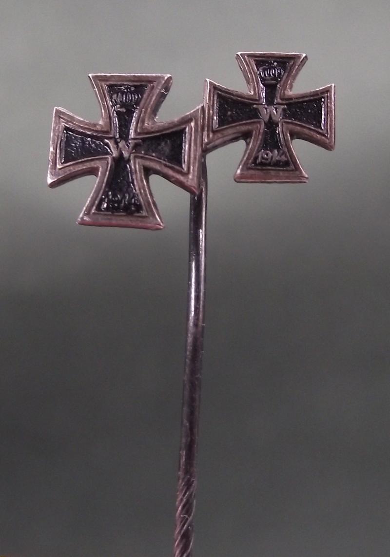 WW1 German Iron Cross 1st and 2nd Class Stick-Pin.