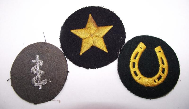 3 X WW2 German Military Trade Patches.