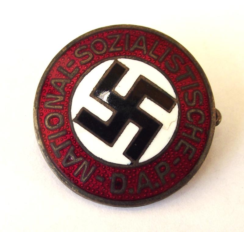 Early Pre-RZM NSDAP Membership Party Badge. Ges.Gesch.
