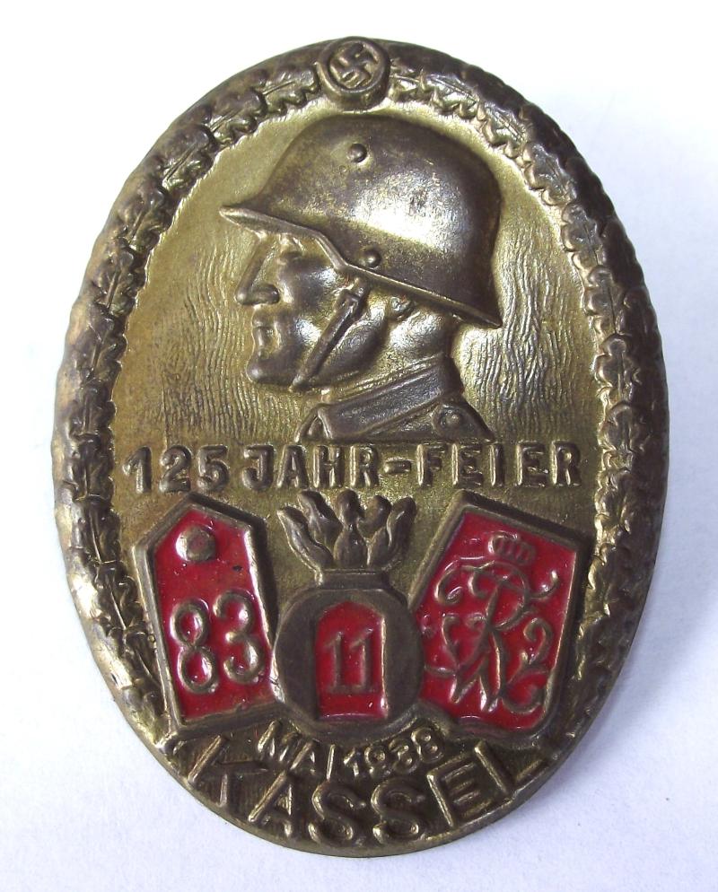 Heer Regimental Event Badge/Tinnie. Kassel, 1938.