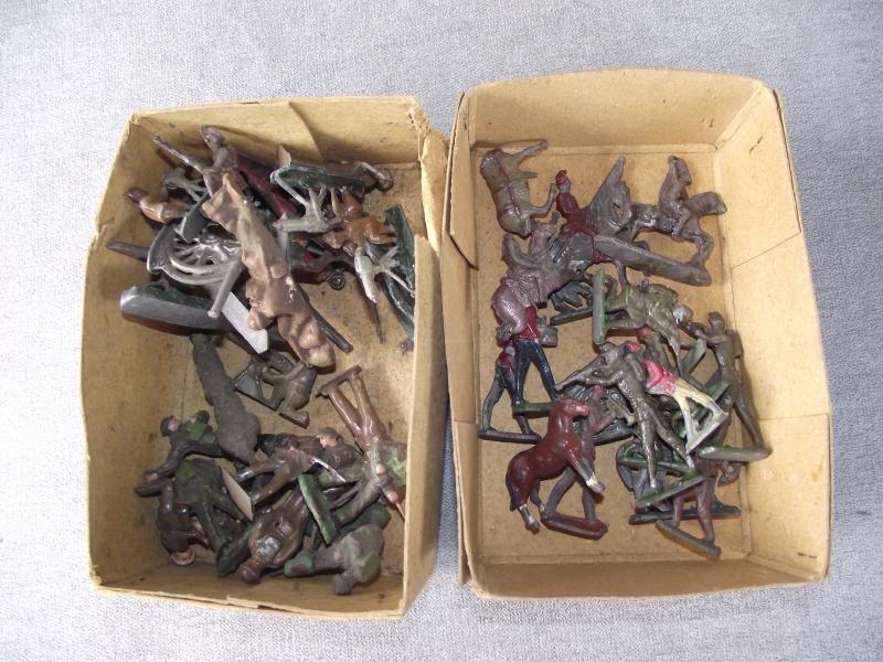 Box of Wartime Lead Soldiers.